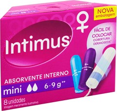 ABSORVENTE INTIMUS MINI 8UN  