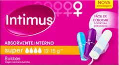 ABSORVENTE INTIMUS INTERNO SUPER 8UN 