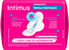 ABSORVENTE INTIMUS GEL SUAVE COM ABAS LEVE 16 PAGUE 14  