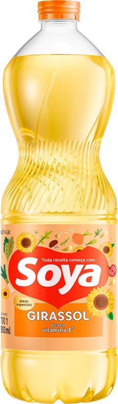 ÓLEO GIRASSOL SOYA 900ML PET