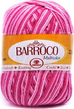 BARBANTE CÍRCULO BARROCO N6 ROSA MESCLADO REF 9427  
