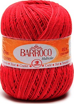 BARBANTE CÍRCULO BARROCO N6 VERMELHO SANGUE REF 9153 