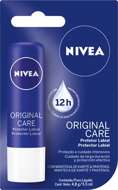 PROTETOR LABIAL NIVEA 4,8G ORIGINAL CARE