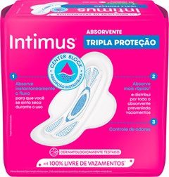 ABSORVENTE INTIMUS GEL SECA COM ABAS 32UN 