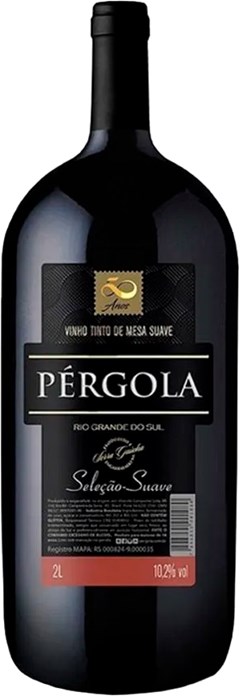 VINHO NACIONAL PÉRGOLA 2 LITRO TINTO SUAVE
