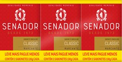 SABONETE SENADOR 130G CLASSIC LEVE MAIS PAGUE MENOS