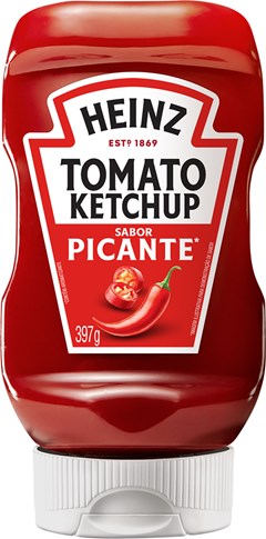 CATCHUP HEINZ 397G SQUEEZE PICANTE