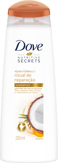 SHAMPOO DOVE RITUAL DE REPARAÇÃO  200ML