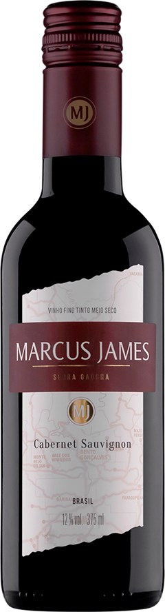 VINHO NACIONAL MARCUS JAMES 375ML CABERNE SAUVIG TINTO