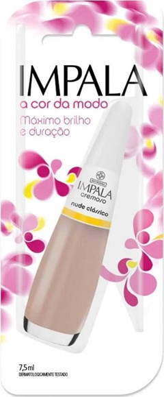 ESMALTE IMPALA BLISTER CREMOSO NUDE CLÁSSICO 