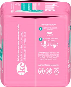 ABSORVENTE INTIMUS PROTETOR DIÁRIO SEM ABAS ANTIBACTERIANA 15UN  