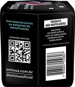 ABSORVENTE INTIMUS GEL DIA/NOITE SUAVE COM ABAS 14UN 