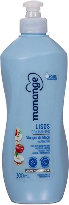 CREME PENTEAR MONANGE 300ML LISOS BRILHANTES