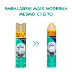 PURIFICADOR AEROSOL GLADE 360ML FRESCOR DE ÁGUAS FLORAIS GRÁTIS 20%
