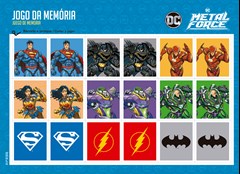 CADERNO CARTOGRAFIA CAPA DURA JANDAIA ESPIRAL LIGA DA JUSTIÇA 80F