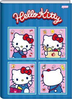 CADERNO CAPA DURA COSTURADO UNIVERSITÁRIO JANDAIA HELLO KITTY 80F