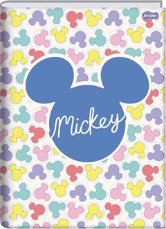 CADERNO CAPA DURA COSTURADO UNIVERSITÁRIO JANDAIA MICKEY ARTS 80F