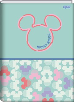 CADERNO CAPA DURA COSTURADO UNIVERSITÁRIO JANDAIA MICKEY ARTS 80F