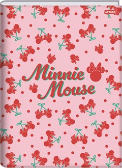 CADERNO CAPA DURA COSTURADO UNIVERSITÁRIO JANDAIA MINNIE ARTS 80F