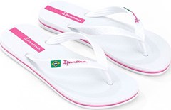 SANDÁLIA IPANEMA BRASIL BRANCO/ROSA 37/38
