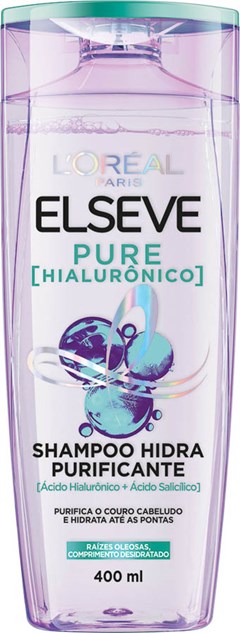 SHAMPOO ELSEVE 400ML PURE HIALURÔNICO