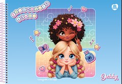 CADERNO CARTOGRAFIA CAPA DURA SÃO DOMINGOS ESPIRAL DEBBY 60F