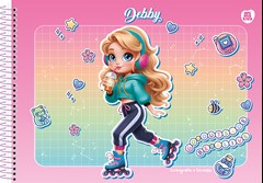 CADERNO CARTOGRAFIA CAPA DURA SÃO DOMINGOS ESPIRAL DEBBY 60F