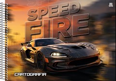 CADERNO CARTOGRAFIA CAPA DURA SÃO DOMINGOS ESPIRAL SILVER 80F