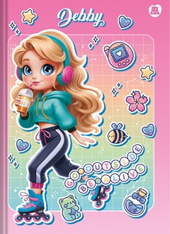 CADERNO CAPA DURA COSTURADO UNIVERSITARIO SÃO DOMINGOS DEBBY 80F