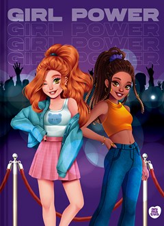 CADERNO CAPA DURA COSTURADO UNIVERSITÁRIO SÃO DOMINGOS GIRL POWER 80F