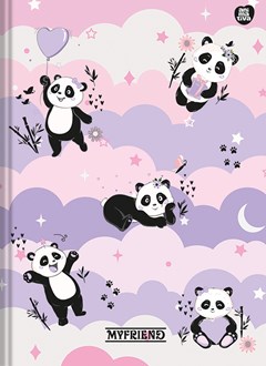 CADERNO CAPA DURA COSTURADO UNIVERSITÁRIO SÃO DOMINGOS MY FRIEND 80FL