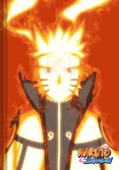 CADERNO CAPA DURA COSTURADO UNIVERSITÁRIO SÃO DOMINGOS NARUTO 80F