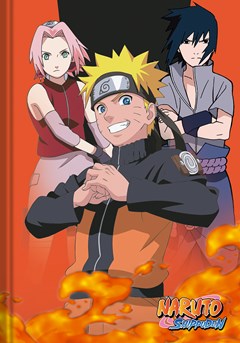 CADERNO CAPA DURA COSTURADO UNIVERSITÁRIO SÃO DOMINGOS NARUTO 80F