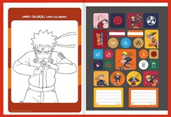 CADERNO CAPA DURA COSTURADO UNIVERSITÁRIO SÃO DOMINGOS NARUTO 80F