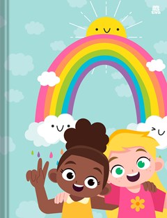 CADERNO CAPA DURA COSTURADO UNIVERSITÁRIO SÃO DOMINGOS PIMPOLHOS FEMININO 96F