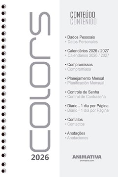 AGENDA SÃO DOMINGOS COLORS ESPIRAL ANUAL 189F