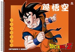 CADERNO CARTOGRAFIA CAPA DURA SÃO DOMINGOS ESPIRAL DRAGON BALL 60F