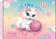 CADERNO CARTOGRAFIA CAPA DURA SÃO DOMINGOS ESPIRAL SISSI 80F