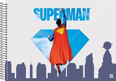 CADERNO CARTOGRAFIA CAPA DURA SÃO DOMINGOS ESPIRAL SUPERMAN 60F