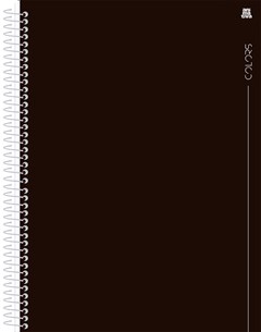 CADERNO CAPA DURA UNIVERSITARIO SÃO DOMINGOS COLORS PTO 10M 160F