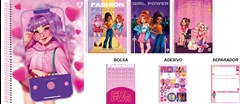 CADERNO CAPA DURA UNIVERSITARIO SÃO DOMINGOS GIRL POWER 10M 160F