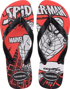 SANDÁLIA HAVAIANAS TOP MARVEL VERMELHO RUBI/PRETO 35/36