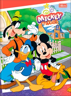 CADERNO CAPA DURA COSTURADO UNIVERSITÁRIO TILIBRA MICKEY 80F