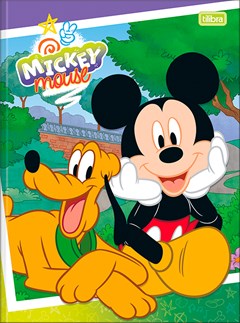 CADERNO CAPA DURA COSTURADO UNIVERSITÁRIO TILIBRA MICKEY 80F