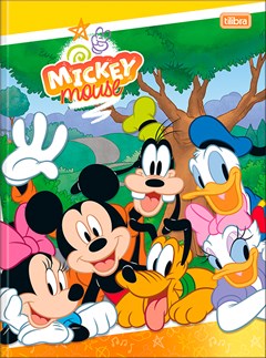 CADERNO CAPA DURA COSTURADO UNIVERSITÁRIO TILIBRA MICKEY 80F