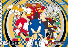 CADERNO CARTOGRAFIA CAPA DURA ESPIRAL TILIBRA SONIC 80F