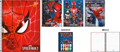 CADERNO CAPA DURA UNIVERSITÁRIO TILIBRA SPIDER GAME 1M80