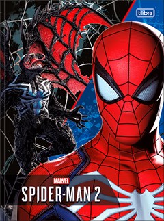 CADERNO CAPA DURA COSTURADO UNIVERSITÁRIO TILIBRA SPIDER M GAME 80F