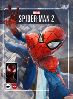 CADERNO CAPA DURA COSTURADO UNIVERSITÁRIO TILIBRA SPIDER M GAME 80F