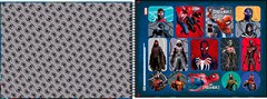 CADERNO CARTOGRAFIA CAPA DURA ESPIRAL TILIBRA SPIDE M GAME 80F